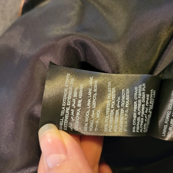 Bebe Military Style Wool Blend Jacket - Picture 14 of 14